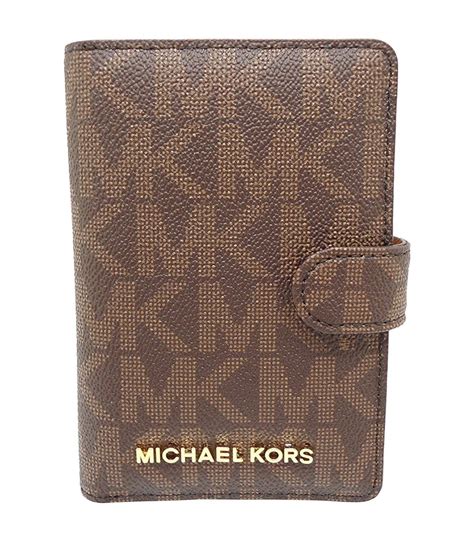 michael kors travel passport wallet|passport holder mk.